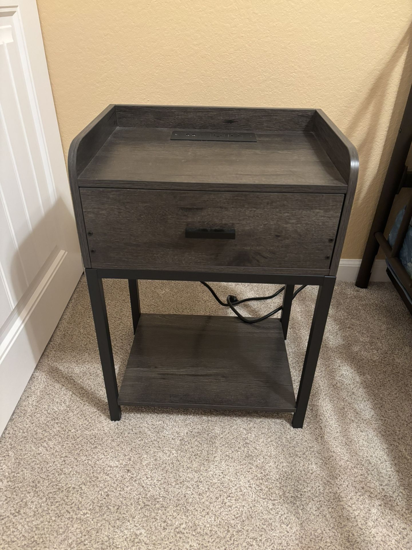 Nightstand Side Table 