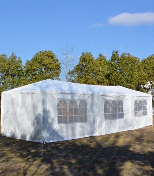 New10´x30´ Wedding Party Tent Outdoor Canopy Tent with 8 Side Walls White Sports & Outdoors