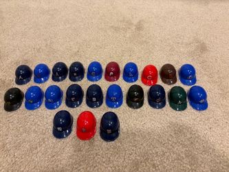 Vintage Gumball Baseball Mini helmets - 23 total, Mets Yankees