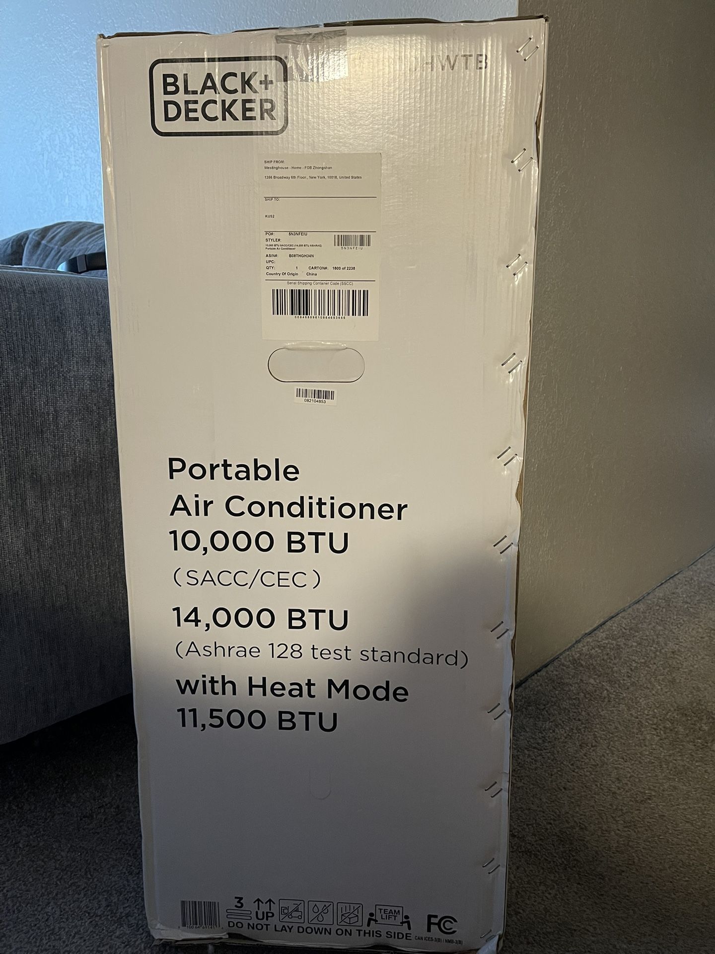 BLACK+DECKER Smart Portable Air Conditioner with Heat