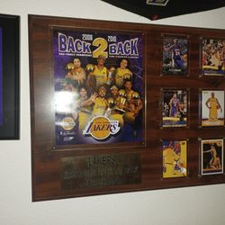 2009 2010 Back To Back Nba Finals Championship Plaque 