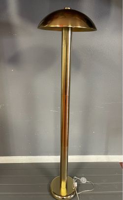 Mild Steel Floor Lamp Brass - Threshold