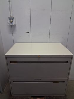 2-Drawer Lateral Metal Filing Cabinet
