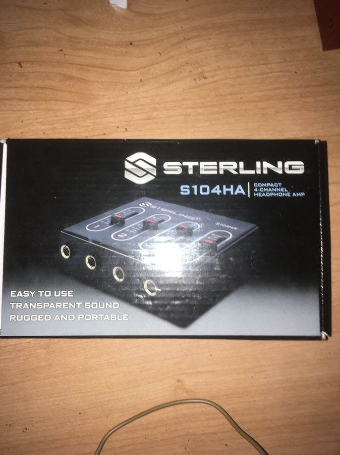 New Sterling S104HA Headphone Amp
