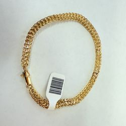14K Gold Franco Bracelet