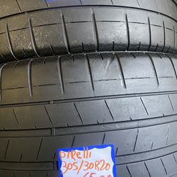 2-tires Pirelli 305 30-20 $65 each One 