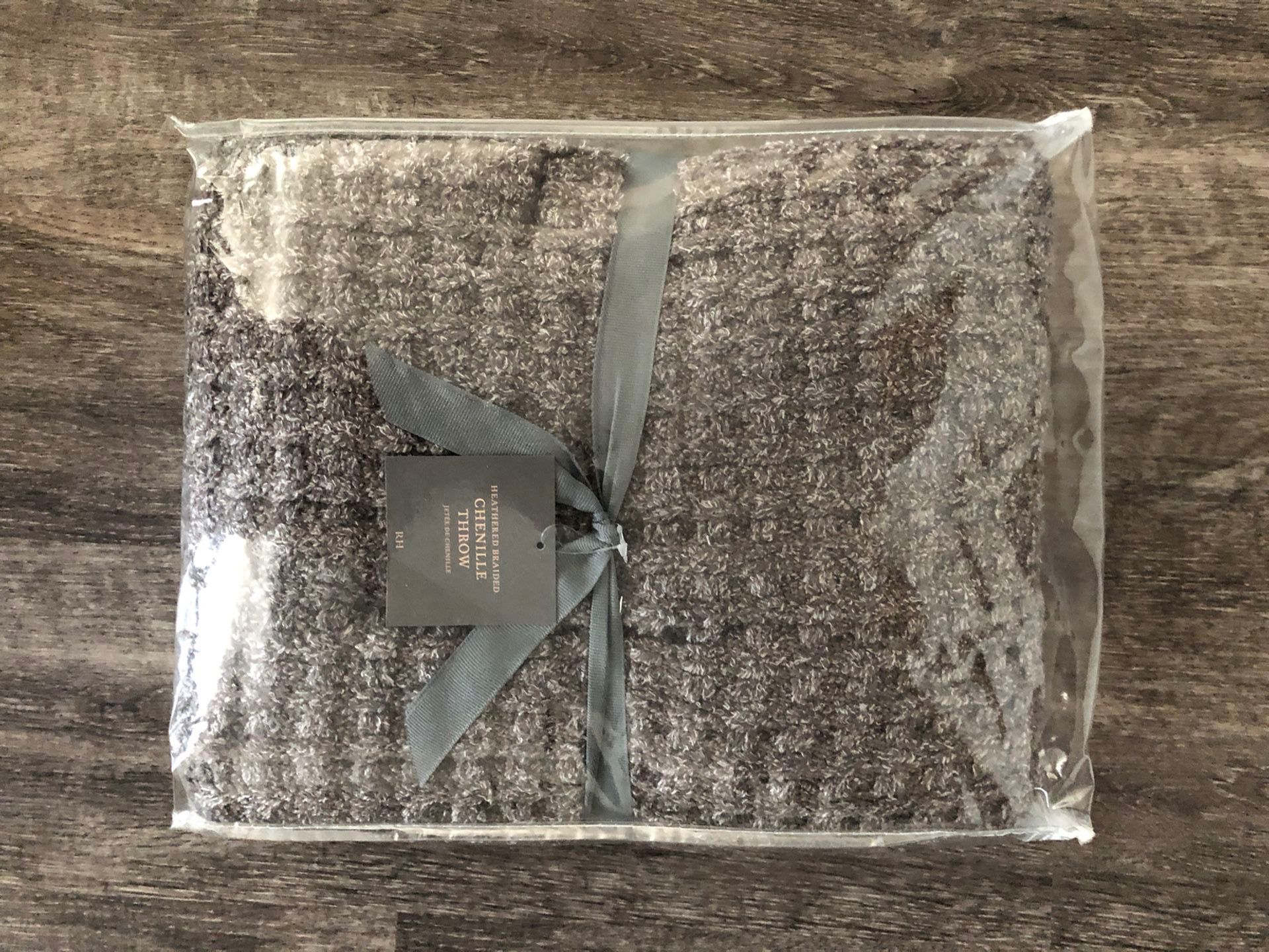 Restoration Hardware Heather Braided Chenille Throw