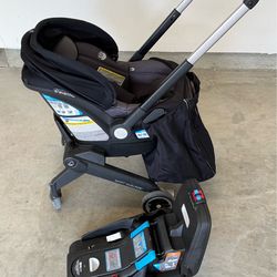 Evenflow Shyft Dualride infant Travel Stroller and Car seat. Plus Travel bag