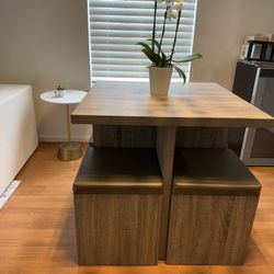 Dining Set - Ivy Bronx Badillo 4-Person Trestle