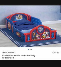 Paw Patrol Toddler Bed Frame (Mattress Sold Separately)