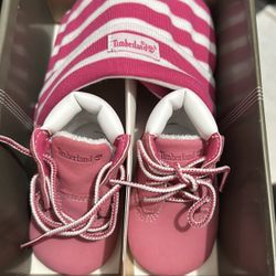 Baby Timberlands With Matching Hat