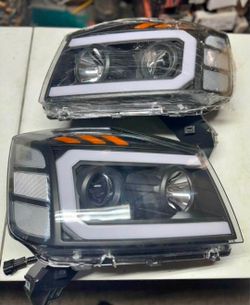 04-15 Nissan Titan / Armada Headlights Faros Calaveras Micas Luces Lamps