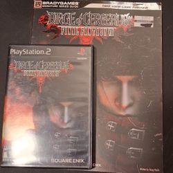 Dirge Of Cerberus Final Fantasy 7 PS2 Video Game & Strategy Guide
