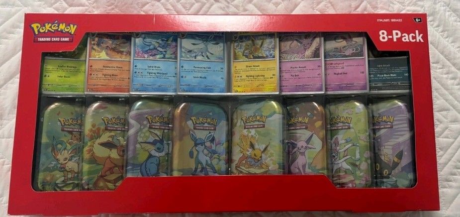 where are pokemon cards at costco Pokemon TCG Galar Power Mini Tin 5-Pack Costco Bundle Exclusive + 4 Promo  Cards main image 0