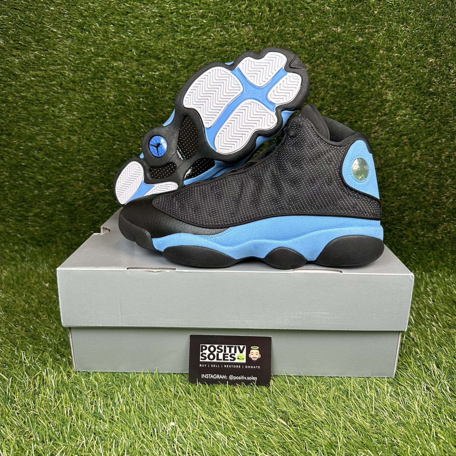 Air Jordan 13 Black University Blue