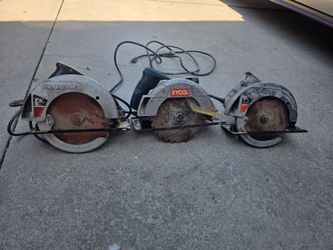 Lot of 3 Circular Saws – Skilsaw & Ryobi