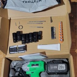 TEGATOK CW-20C Cordless Impact Wrench Kit - New