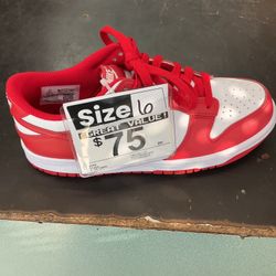 Red And White Nike Shoes 