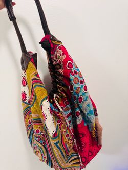 African Print hobo bag