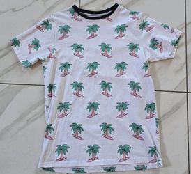Palm Trees Short Sleeve T-Shirt (Size S)