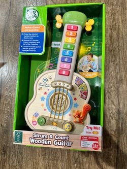 Leap Frog wooden guitar