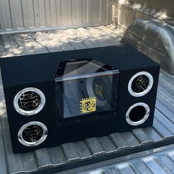 Audiotek 1600 Watt 10 Inch Subwoofer 