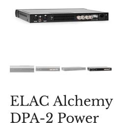 Elac Amplifier New Audio  Alchemy 
