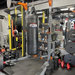 SQUAT RACK HEAVY BAG TRAINER🔹WORKOUT GYM EQUIPMENT 