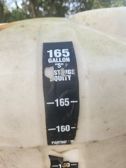 165 Gallon Water Poly Tank