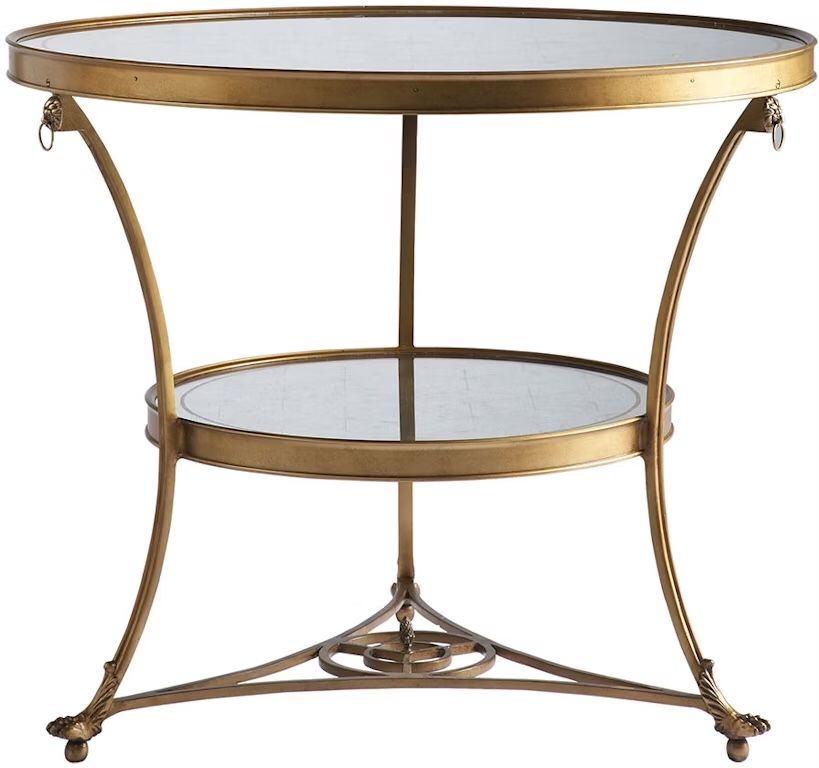 Lillian August Weston Center Mirrored Table