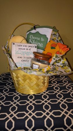 Gift Basket -Yellow