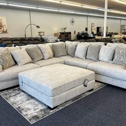 Rawcliffe Parchment 3 Piece Sectional 