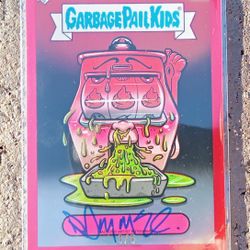 Topps Chrome GPK Garbage Pail Kids "Jack Pot" Artist  Rory McQueen Artist Autographed Numbered 3/5.