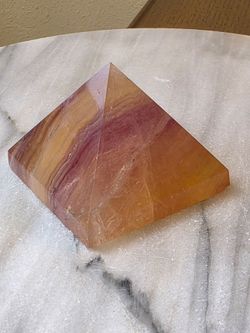 2.6" Approximately Fluorite Pyramid Quartz Crystal