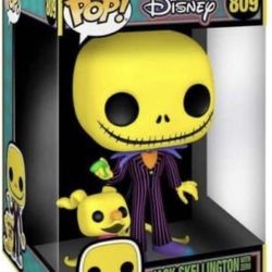 Funko Pop! Jumbo: The Nightmare Before Christmas - Jack and Zero (Blacklight), M