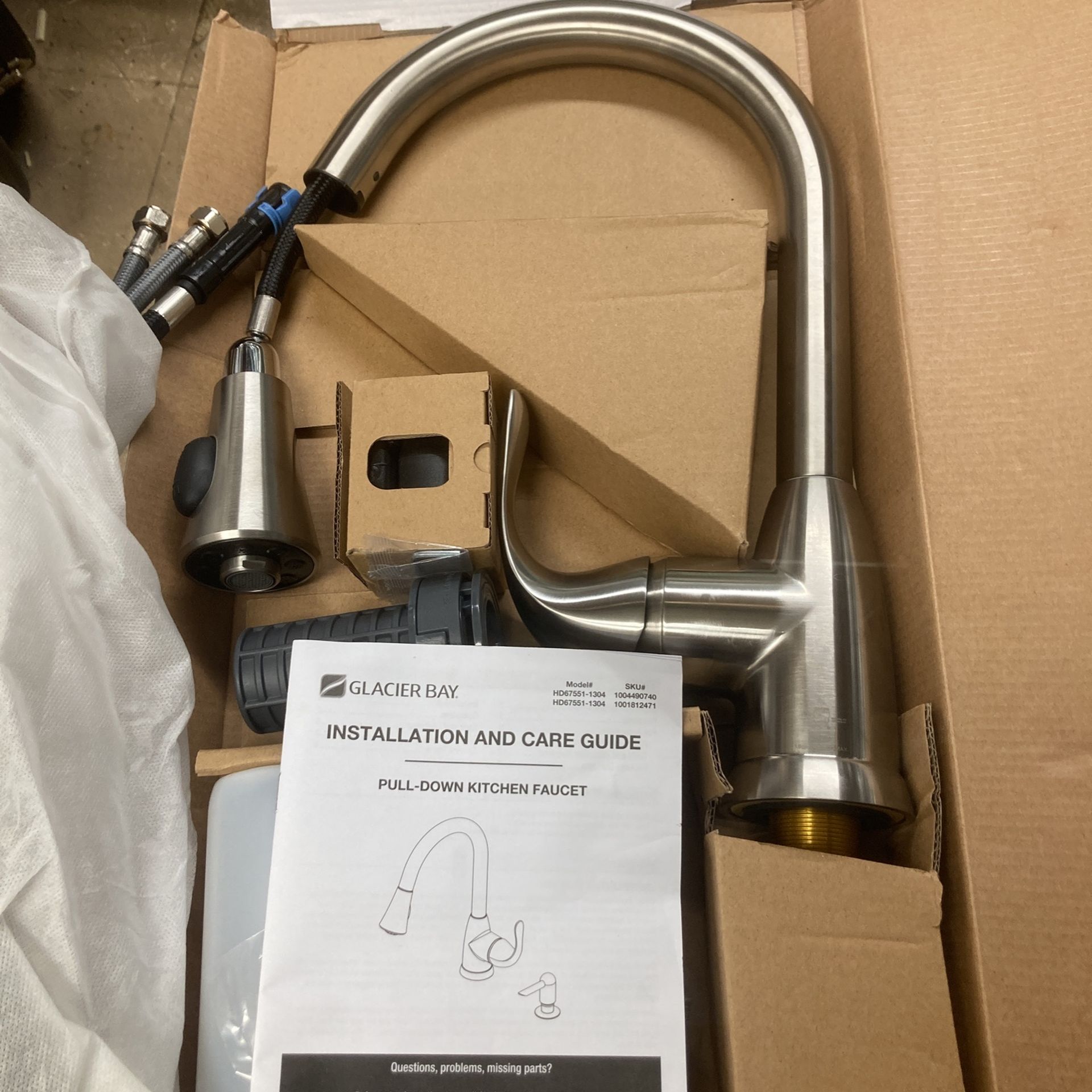 New Glacier Bay Kitchen Faucet