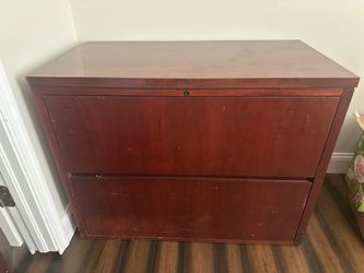 Wood file cabinet