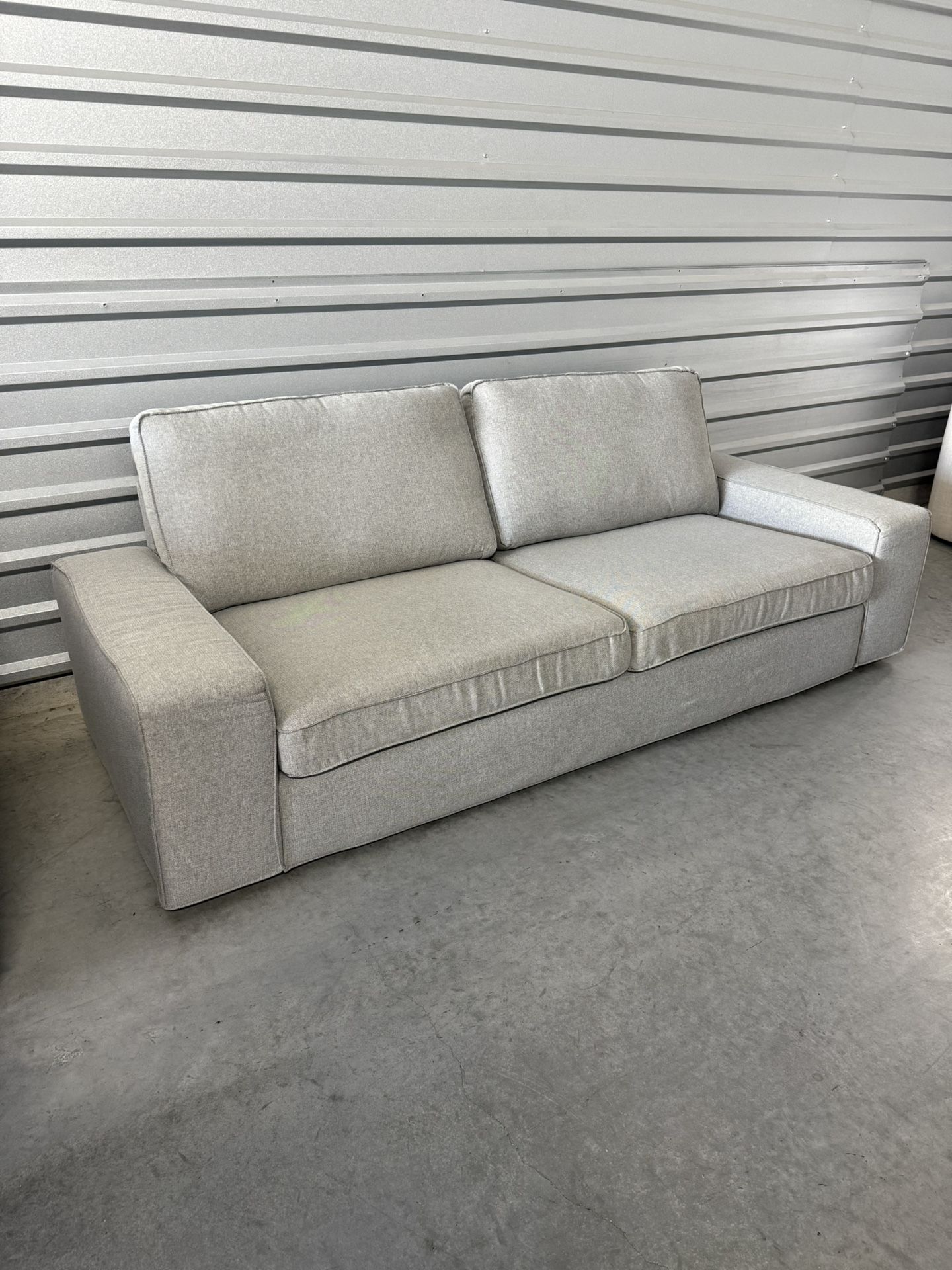 Light Gray Ikea Kivik Sofa