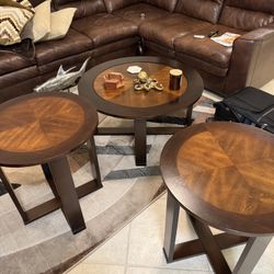 Coffee Table And 2 (two) end Tables 