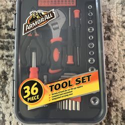 🛠 Armor All 36-Piece Tool Set – Compact & Convenient 🛠