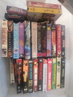 Mixed VHS Tape Lot – 25+ Tapes