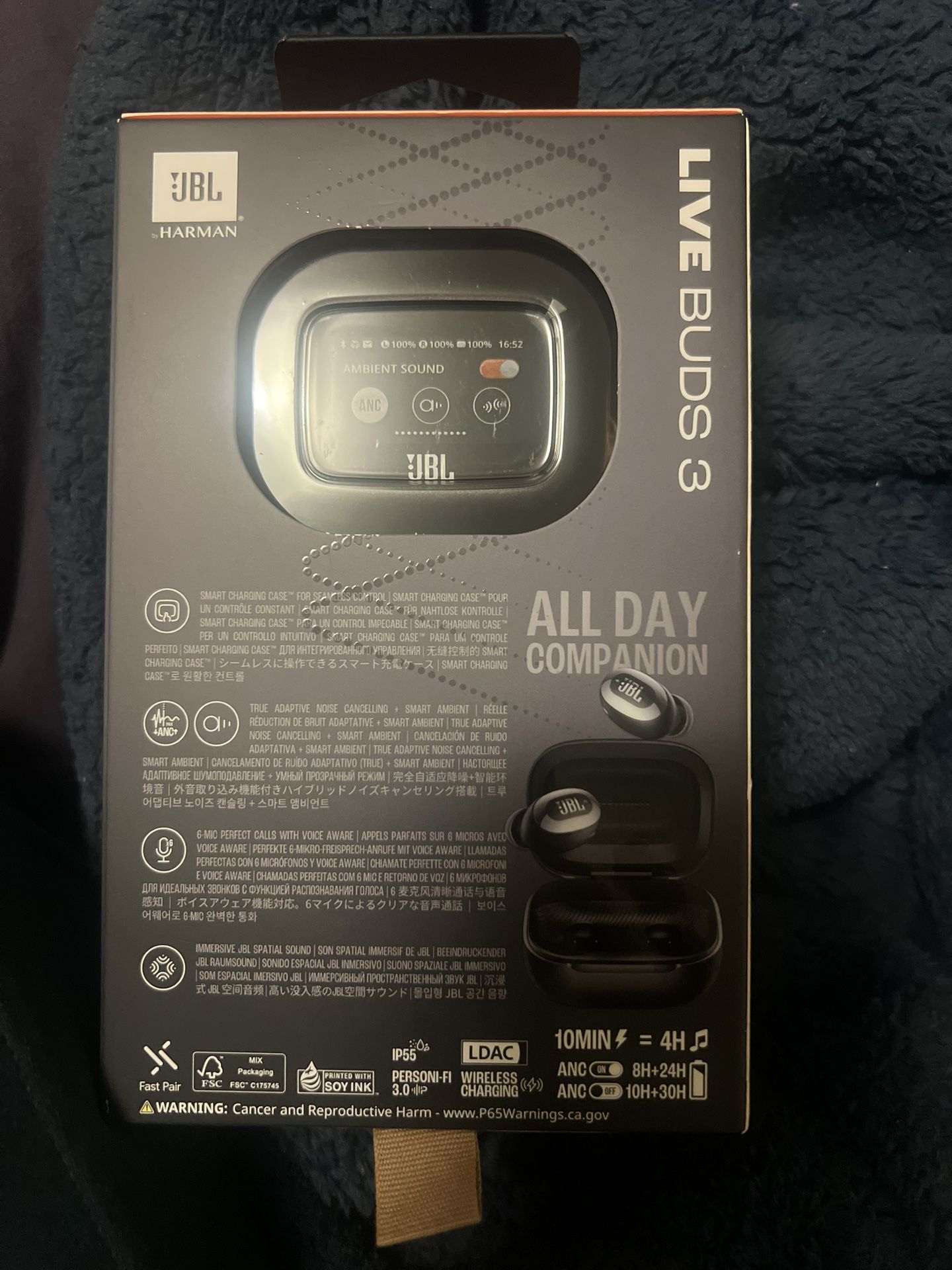 JBL Tour Pro 3 Noise Cancelling True Wireless Earbuds