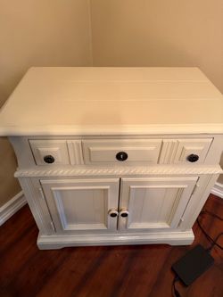 White large night stand