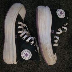 Used Converse Black 5 Youth For Girl 