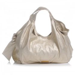 Original Valentino Bag - Metallic Leather Nuage Bow Hobo