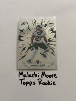 Malachi Moore New York Jets Safety Topps Rookie Card.