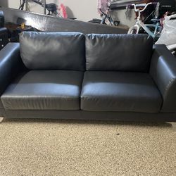 Black Leather Couch