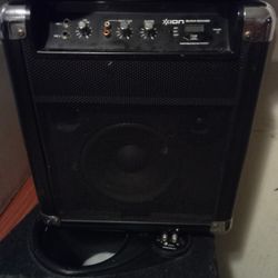 ION Block Rocker Portable Sound System, Ipod Dock, Mic, FM/AM.