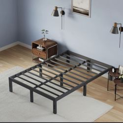 Black Metal King Bed Frame