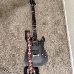 Schecter Guitar Research C-1 Platinum Electric Guitar Translucent Black